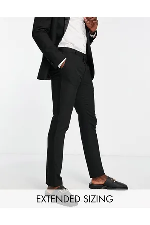 Topman – Schmal geschnittene Smoking-Anzughose in