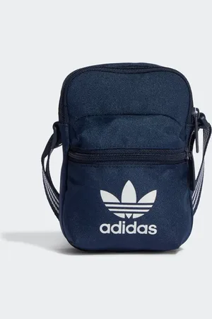 adidas – adicolor – Schultertasche in Dunkelblau