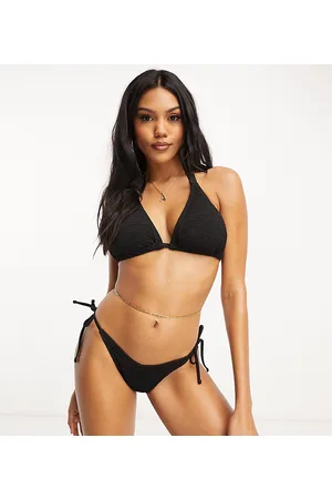 Ivory Rose – Größere Brust – Mix and Match – Triangel-Bikinioberteil in mit Crinkle-Optik