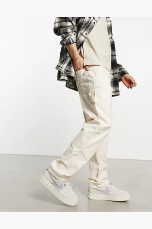 Only & Sons – Locker geschnittene Worker-Hose in Ecru