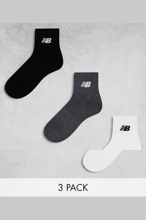 New Balance – 3er-Pack mittelhohe Socken in verschiedenen Farben mit Logo