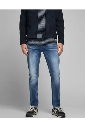 JACK & JONES – Mike – Gerade geschnittene Jeans aus Stonewash-Denim