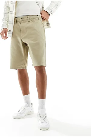Dickies – Duck Canvas – Shorts aus Leinen in Hellbraun