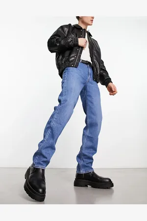 Lee – West – Lässige, gerade geschnittene Jeans in mittlerer 90er-Waschung
