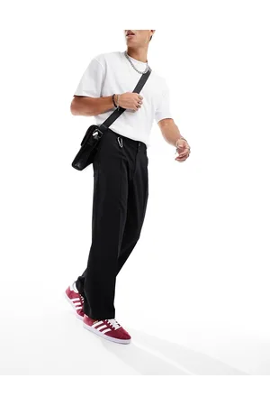 Pull&Bear – Elegante Hose in mit weitem Schnitt