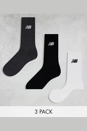 New Balance – 3er-Pack Crew-Socken in verschiedenen Farben mit Logo
