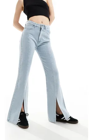 SCALPERS – Bootcut-Jeans aus Denim in hellem Indigoblau
