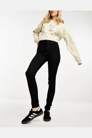 Monki – Oki – Skinny-Jeans in mit hohem Bund