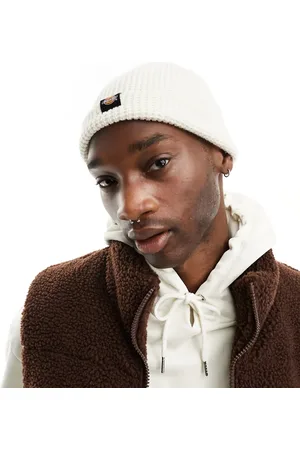 Dickies – Woodworth – Beanie in Ecru mit Waffelstruktur