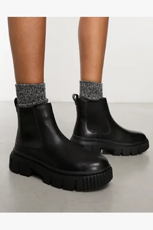 Timberland – Greyfield – Chelsea-Stiefel aus Vollnarbenleder in