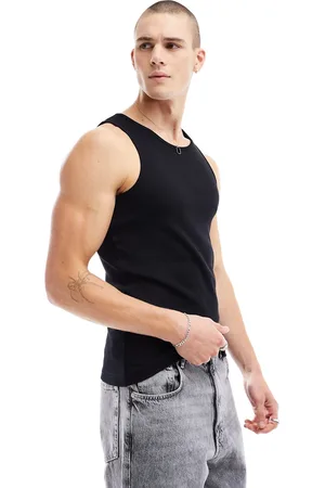 River Island – Geripptes Trägershirt in