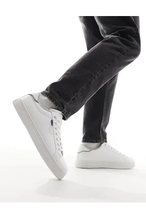 JACK & JONES – Weiße Sneaker zum Schnüren