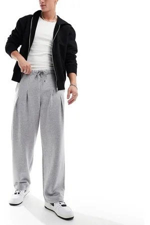 ASOS – Jogginghose in meliert mit weitem Bein