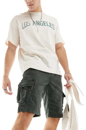 Superdry – Core Surplus Goods – Cargo-Shorts in Olivgrün