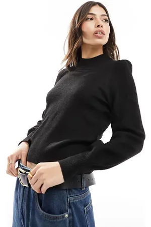 JDY – Langärmliger Pullover in mit hohem Kragen