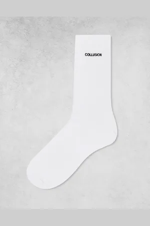 COLLUSION Unisex – Socke in mit Markenlogo