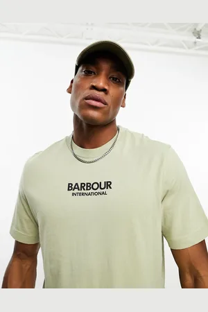 Barbour – Formula – T-Shirt in Steinbeige
