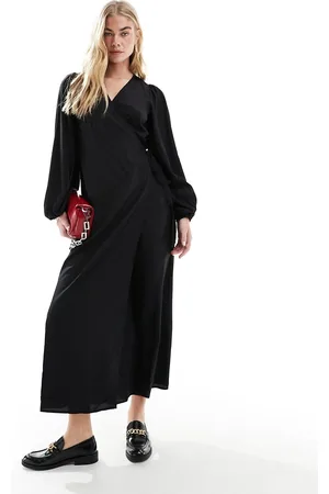 VILA – Midi-Wickelkleid in