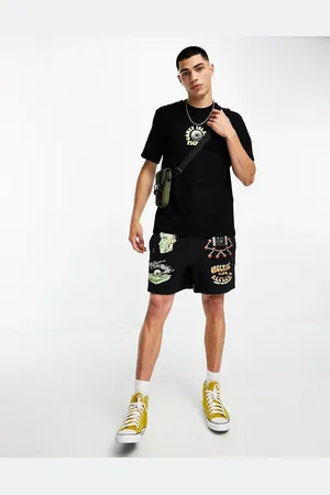 Coney Island Picnic – Jersey-Shorts in mit „Observe and Reflect“-Print, Kombiteil