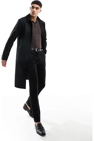 ASOS – Schwarzer Trenchcoat