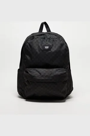 Vans – Old Skool – Rucksack mit Schachbrettmuster in und Dunkelgrau
