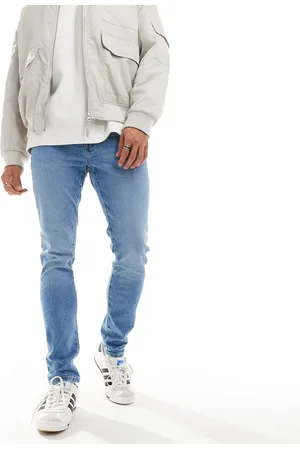 River Island – Jeans mit engem Schnitt in Hellblau