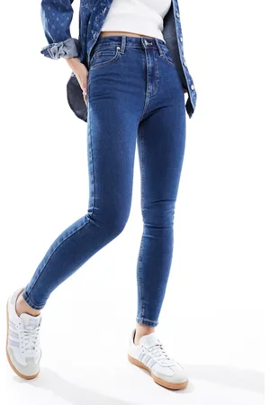 ASOS – Skinny-Jeans in Mittelblau