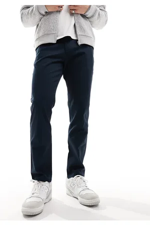 SELECTED – Bill – Schmal geschnittene Chinohose in