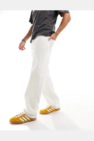 Dickies – Thomasville – Denim-Jeans in Ecru mit lockerem Schnitt