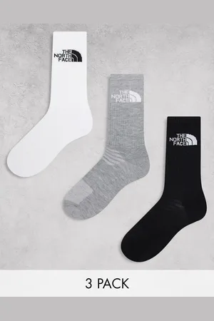 The North Face – Simple Dome – 3er-Pack Socken in Weiß, und Schwarz mit Logo