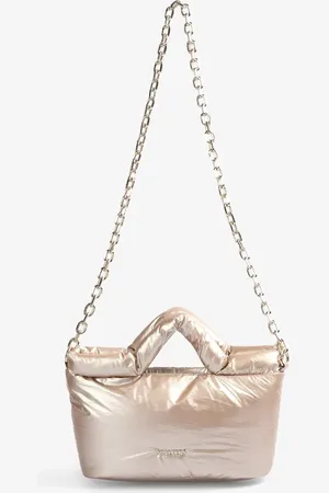 SCALPERS – Kleine Henkeltasche in Metallic-Gold