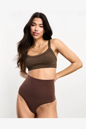 VERO MODA – Nahtloser Tanga in mit hohem Bund
