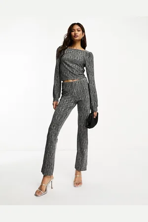 JDY – Glitzernde Hose in und Silber, Kombiteil