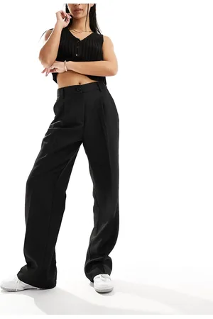 Noisy May – Elegante Hose in mit hohem Bund und weitem Bein