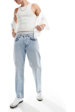 SELECTED – Locker geschnittene Jeans in heller Waschung