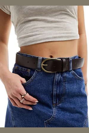 ASOS – Taillen- und Hüftjeansgürtel in mit halbmondförmiger Schnalle