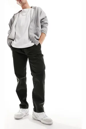 New Look – Cord-Hose in Khaki mit Gummizugbund
