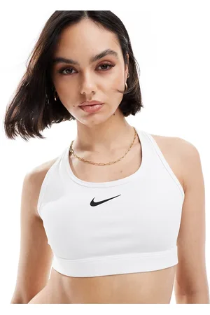 Nike – Sport-BH mit mittlerer Stützfunktion und Swoosh-Logo in