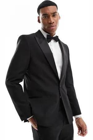 River Island – Eng geschnittene Smoking-Jacke in