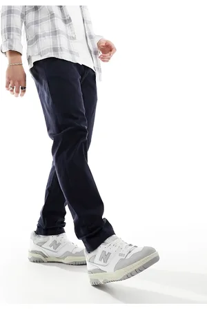 Only & Sons – Marineblaue Chinohose in schlanker Passform