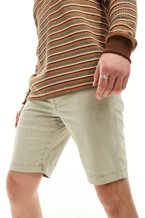 Superdry – Officer – Chino-Shorts in Chateau-Grau