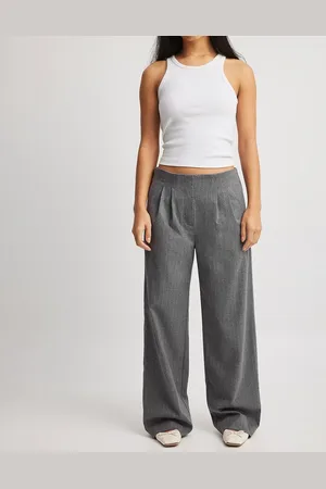 NA-KD – Elegante Hose in gestreift mit geradem Schnitt, Kombiteil