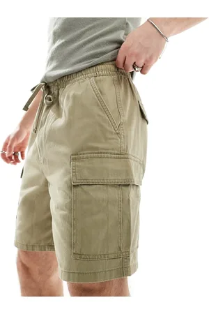 Pull&Bear – Cargo-Shorts in Khaki