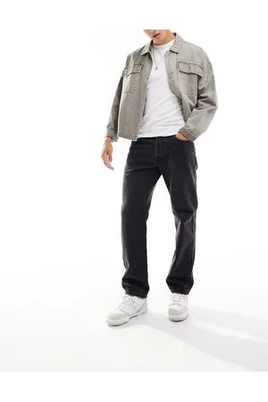 Only & Sons – Edge – Gerade geschnittene Jeans in schwarzer Waschung