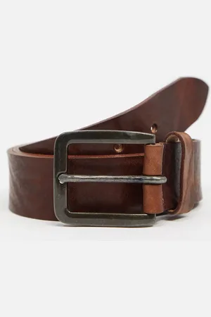 JACK & JONES – Glatter Ledergürtel in