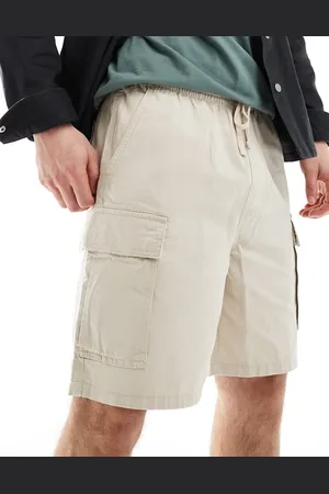 Pull&Bear – Cargo-Shorts in Beige