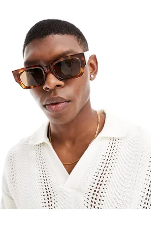 JACK & JONES – Rechteckige Sonnenbrille in