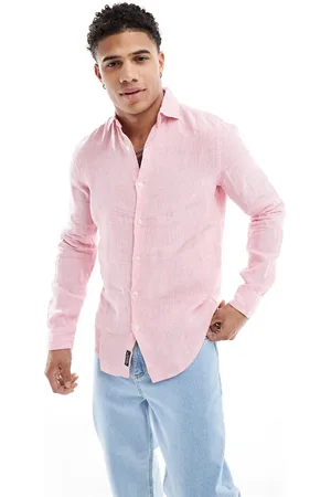 Superdry – Casual – Langärmliges Leinenhemd in gestreiftem New-House
