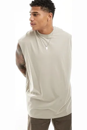 ASOS – Oversize-Tanktop in Steinbeige