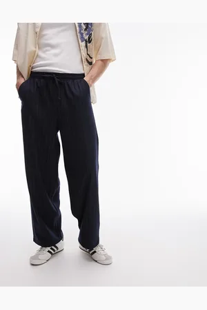 Topman – Weit geschnittene Hose in mit Nadelstreifen